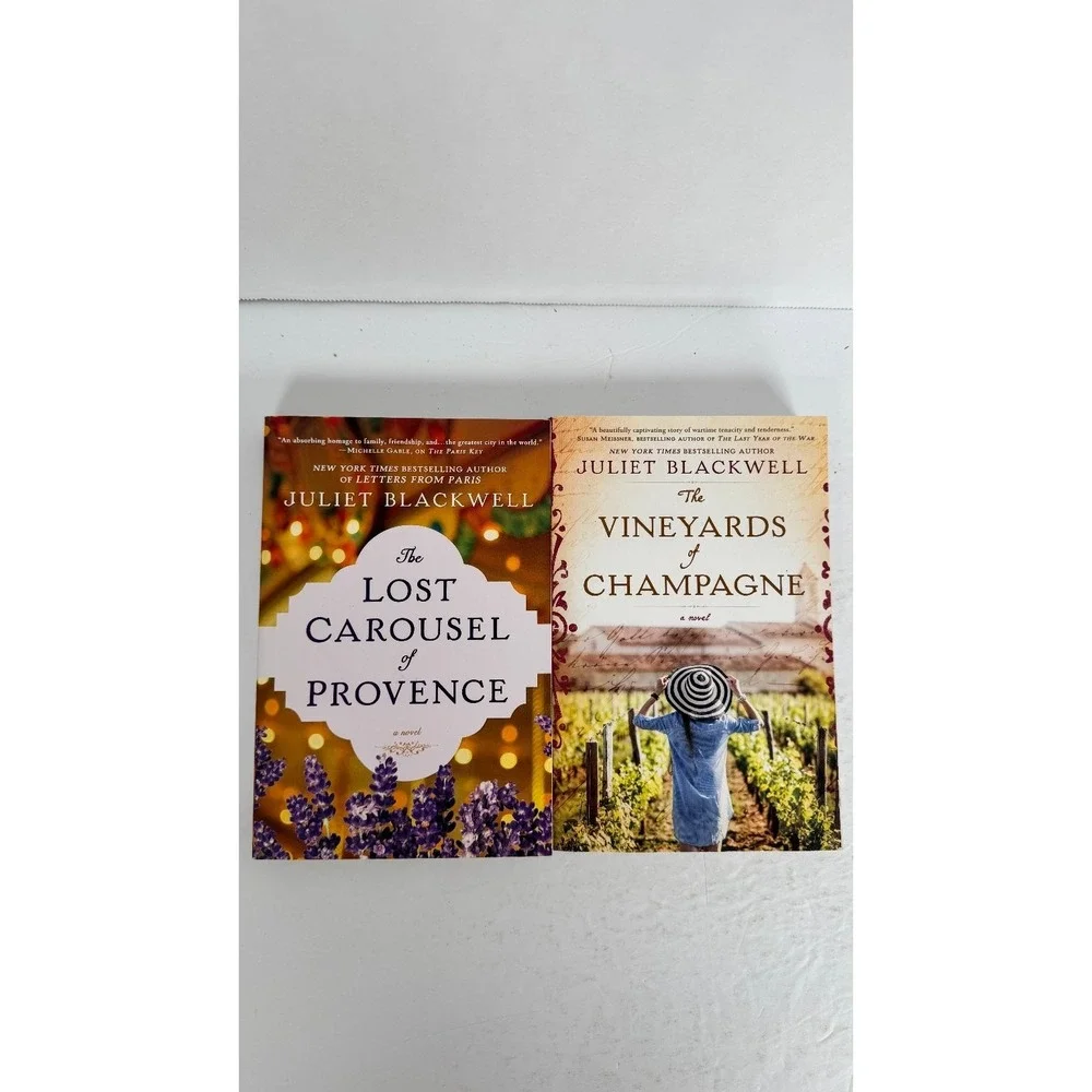 Juliet Blackwell Books: Lost Carousel of Provence & Vineyards of Champagne‎